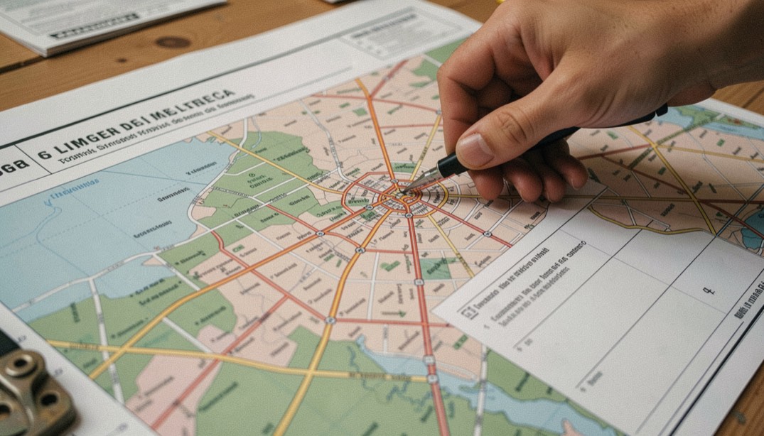 Detalle operativo de mapa de superficies aplicado sobre orden de limpieza